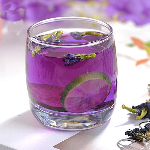 Tooget Organic Dried Pure Butterfly Pea Flowers, Natural Clitori