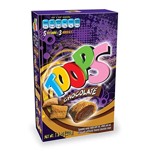 Toops Chocolate Cereal, 7.8 Ounce 220 Grams 2 Pack