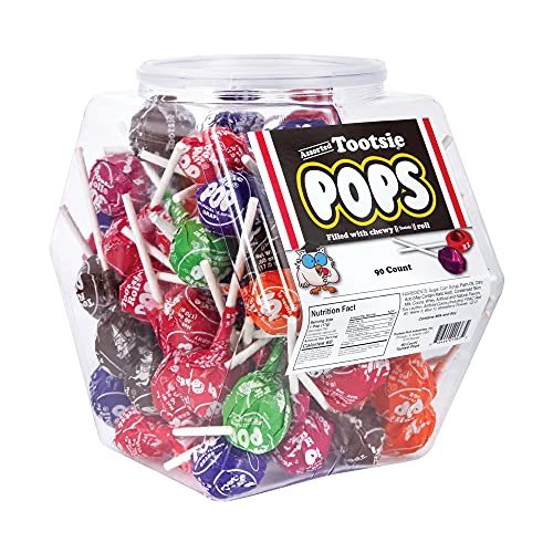 Tootsie Roll Pops Variety Pack Bulk Candy | 90 Individually Wrap...