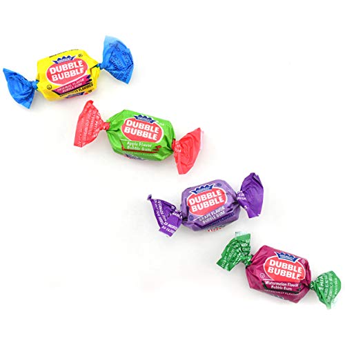 Tootsie Roll Dubble Bubble - Assorted Flavors, Reusable Tub 300