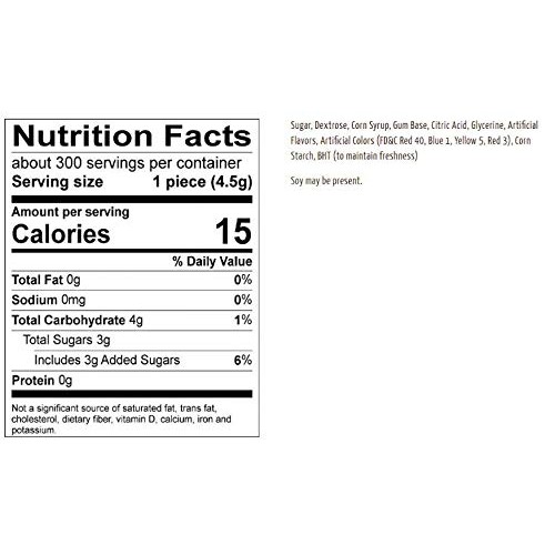 Tootsie Roll Dubble Bubble - Assorted Flavors, Reusable Tub 300