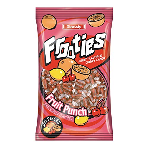 Fruit Punch Frooties - Tootsie Roll Chewy Candy, Great For Hallo