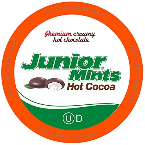 Junior Mints Chocolate Mint Hot Cocoa Pods For Keurig K-Cup Brew