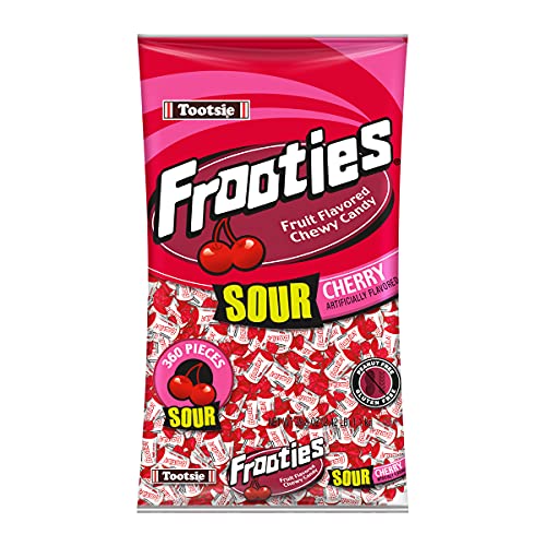 Sour Cherry Frooties - Tootsie Roll Chewy Candy - 360 Piece Coun