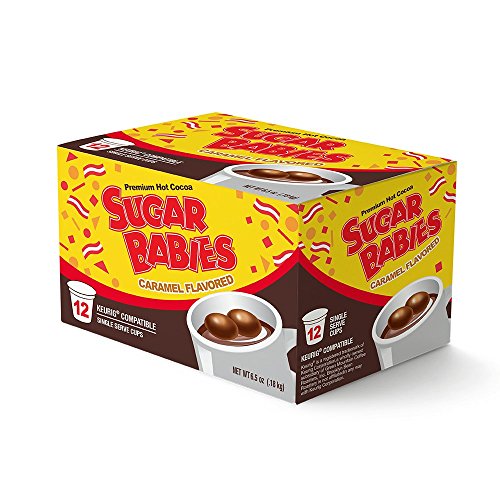 Sugar Babies Caramel Flavored Hot Cocoa Single Serve Cups - 12 C