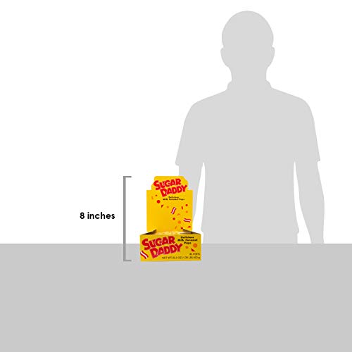 Sugar Daddies Milk Caramel Pops, 48-Count Of 0.47 Oz. Pops