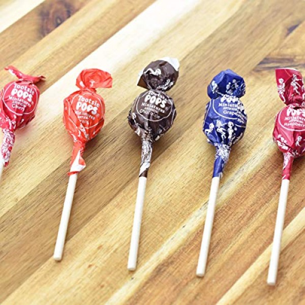 Tootsie Pops Minis with Chocolatey Center, Assorted Flavors, 300...