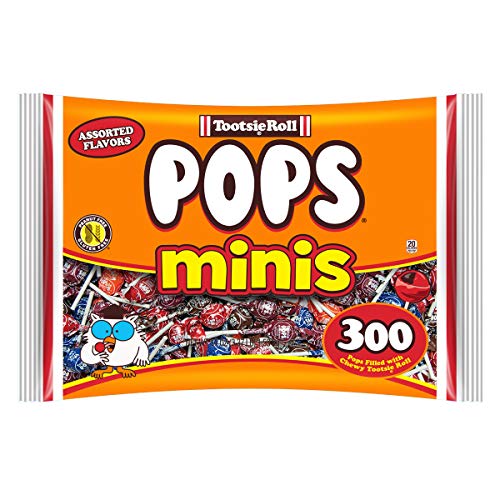 Tootsie Pops Minis With Chocolatey Center, Assorted Flavors, 300