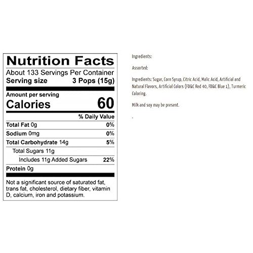 Charms Mini Pops 18 Assorted Lollipop Flavors With Re-Sealable C