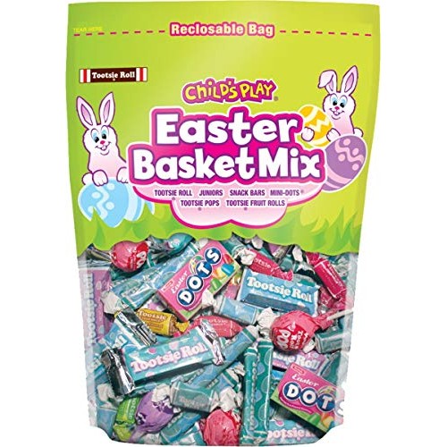 Tootsie Roll Childs Play Easter Basket Bulk Individually Wrapped...