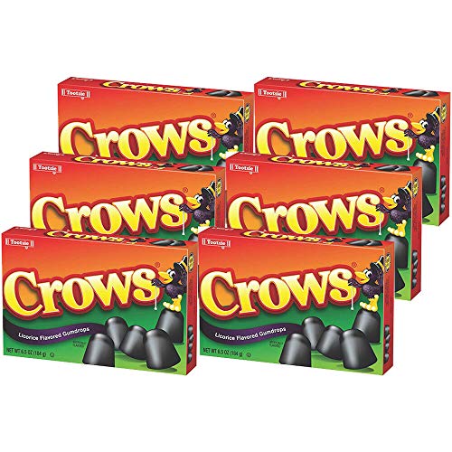 Tootsie Roll Industries Crows Licorice Flavored Gumdrops 7.5 Oun