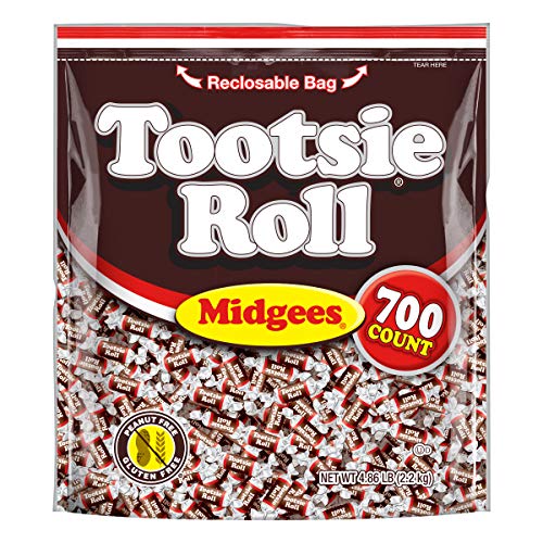 Tootsie Roll Original Chocolatey Twist Midgees, Resealable Stand
