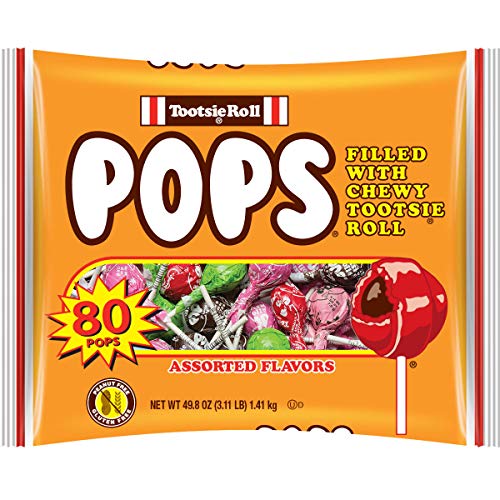Tootsie Roll Pops Assorted Flavors, 80 Count Bag