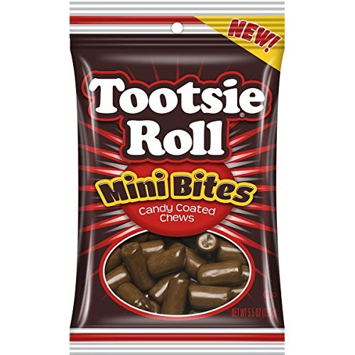 Tootsie Fruit Chews Mini Bites Candy Coated Pieces, 6 Oz, Pack Of 3