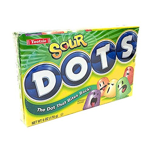 Tootsie Sour Dots Assorted Flavor Gumdrops, 6 Oz