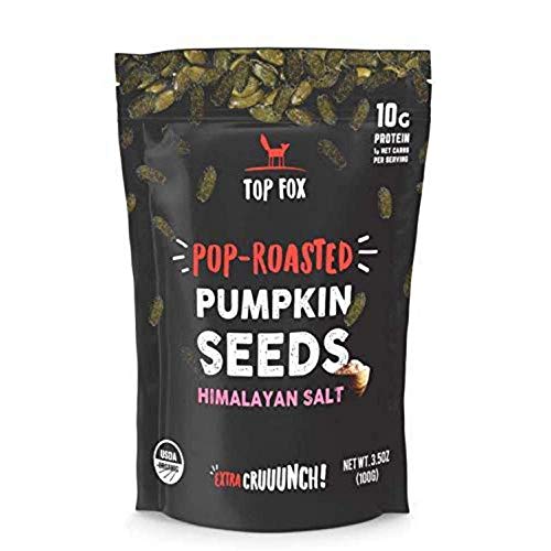 Top Fox Snacks - Organic Pop-Roasted Pumpkin Seeds | Healthy Pro