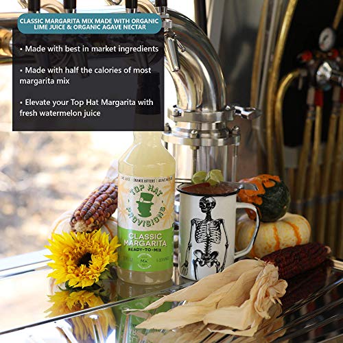 Top Hat Classic Agave Lime Margarita Mix - Keto Friendly - Made