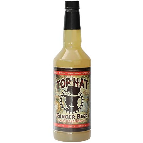 Top Hat Craft Ginger Beer - Ginger Syrup - Moscow Mule Mix 32Oz