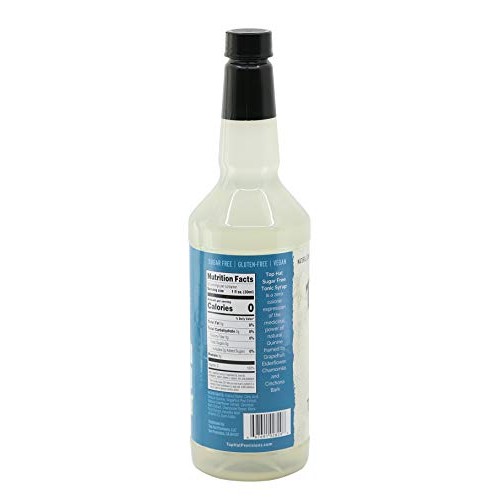 Top Hat Sugar Free Quinine Tonic Syrup - Zero Calorie Quinine Co
