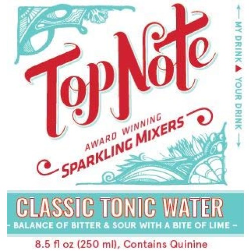 Top Note Tonic Sparkling Classic Tonic Water - 16 Pack 4 X 8.5O