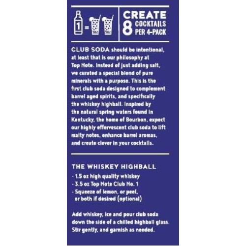 Club Soda No. 1 - 16 Pack 8.5 Oz Bottles