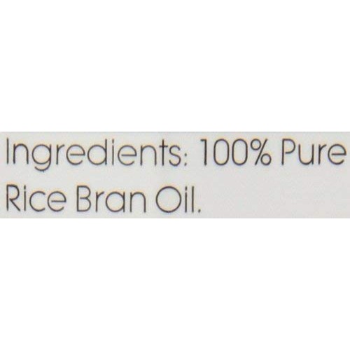 Rice Bran Oil | All Natural, Made From 100% Non-Gmo Rice | Rich