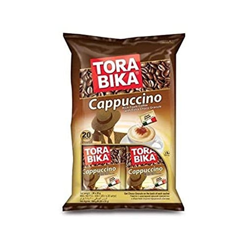 Torabika Cappuccino Instant Coffee 20-Ct, 500 Gram