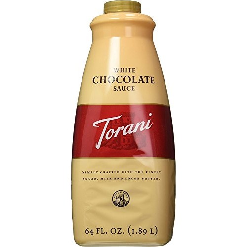 Torani White Chocolate Sauce, 64 Ounce