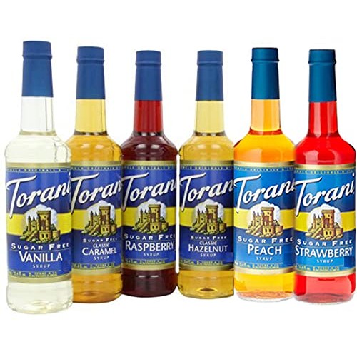 Torani Sugar Free Syrup Variety Pack Favorites, 25.4 Ounce Pack