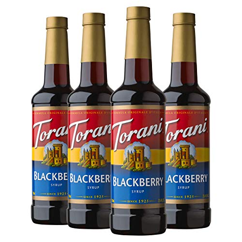 Torani Syrup, Blackberry, 25.4 Ounces Pack Of 4