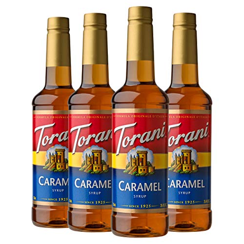 Torani Syrup, Caramel, 25.4 Ounces Pack Of 4