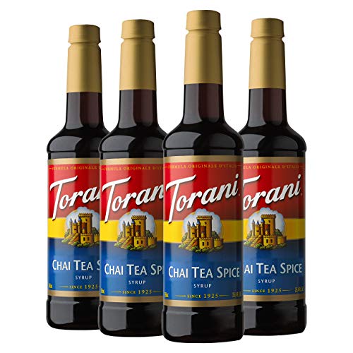 Torani Syrup, Chai Tea Spice, 25.4 Ounces Pack Of 4