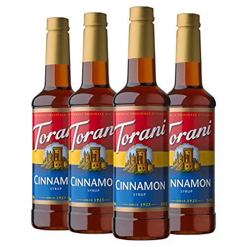 Torani Syrup, Cinnamon, 25.4 Ounces Pack Of 4