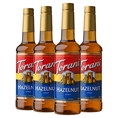 Torani Syrup, Hazelnut, 25.4 Ounces Pack Of 4
