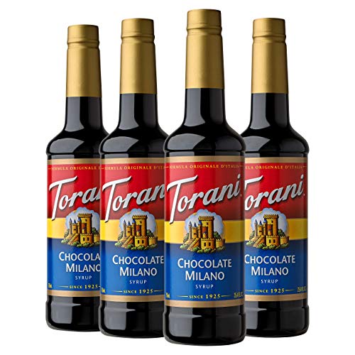 Torani Syrup, Chocolate Milano, 25.4 Ounces Pack Of 4