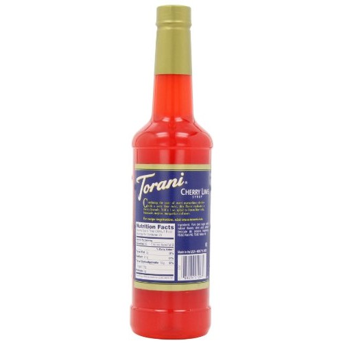 Torani Cherry Lime Syrup, 750 Ml/25.4 Oz