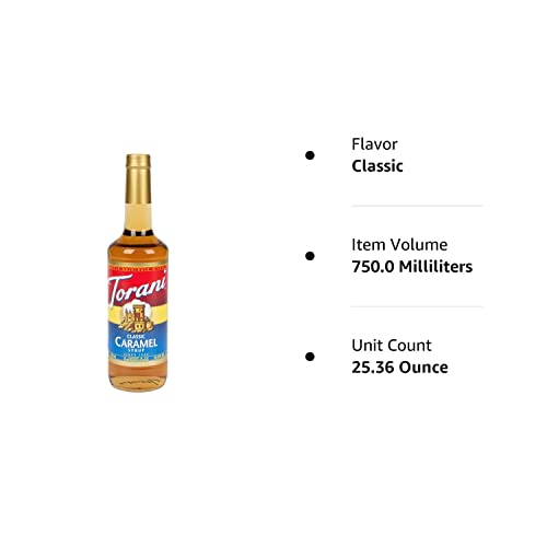 Torani Classic Caramel Syrup, 750 Ml