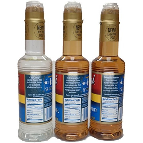 Torani Vanilla, Classic Hazelnut, &Amp; Caramel 12.7 Oz Variety Pac