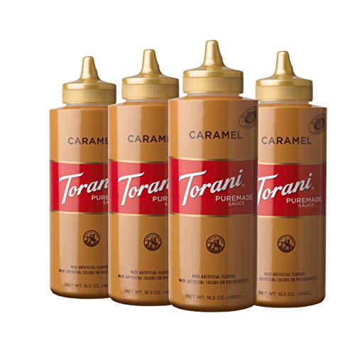 Torani Puremade Caramel Sauce, 16.5 Ounce Pack Of 4