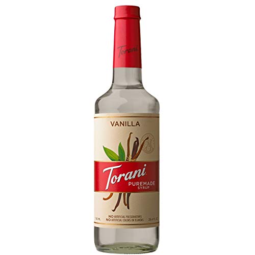 Torani Puremade Flavor Syrup: 750Ml Glass Bottle: Vanilla