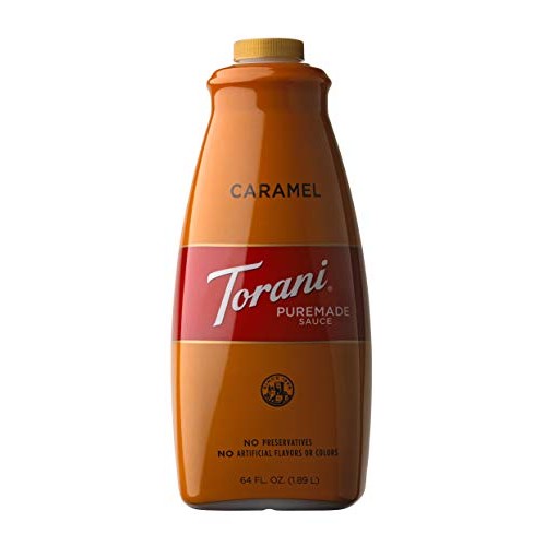 Torani Puremade Sauce, Caramel, 64 Ounces