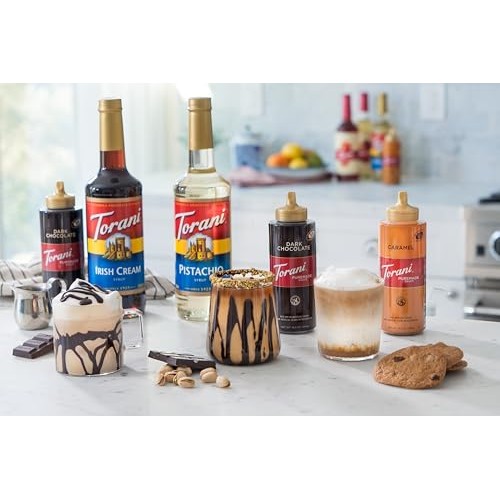 Torani Puremade Sauce Variety Pack with Extra Caramel, 16.5 Ou...