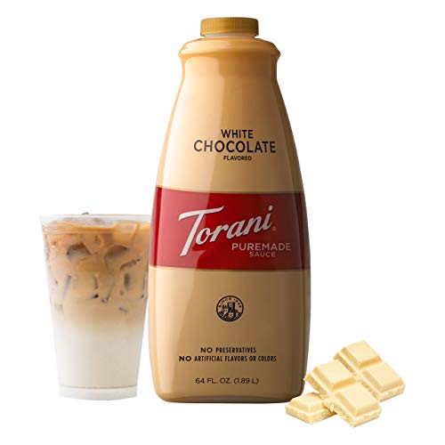 Torani Puremade Sauce, White Chocolate, 64 Ounces