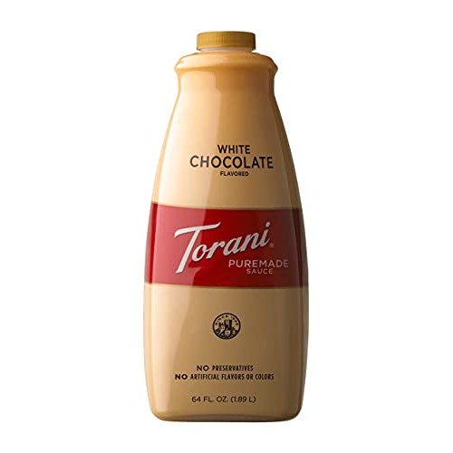 Torani Puremade Sauce, White Chocolate, 64 Ounces