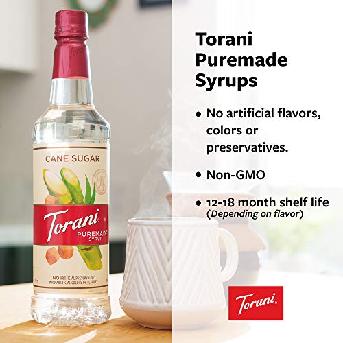 Torani Puremade Syrup, Vanilla, 12.7 Ounce Bottle Pack Of 4