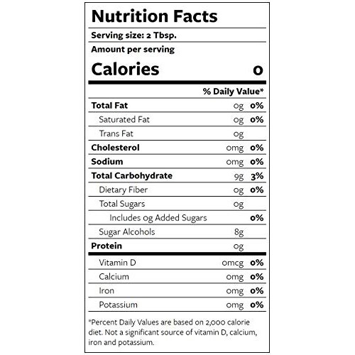 Torani Puremade Syrup, Zero Sugar Vanilla Flavor, Glass Bottle,