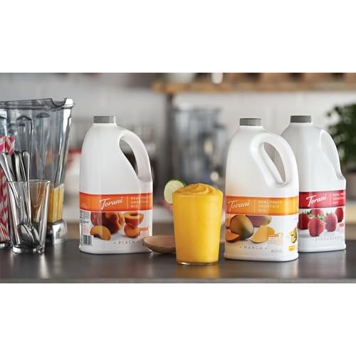 Torani Real Fruit Smoothie Mix, Strawberry, 64 Ounce