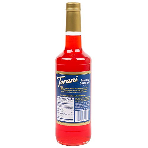 Torani Ruby Red Grapefruit Syrup, 25.4 Fl. Oz., 750 Ml
