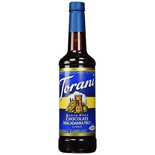Torani Sugar Free Chocolate Macadamia Nut Syrup, 750 Ml
