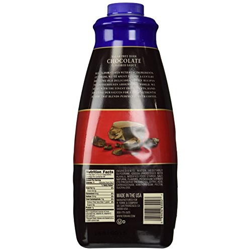 Torani Sugar Free Chocolate Sauce, 64-Ounce